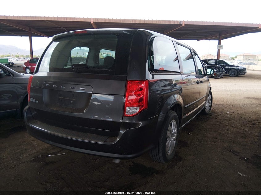 2016 Dodge Grand Caravan Sxt VIN: 2C4RDGCGXGR210604 Lot: 45684994