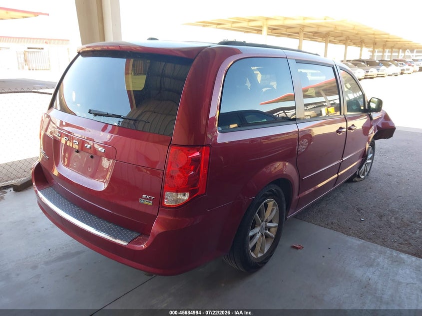 Vin: 2c4rdgcgxgr210604, lot: 46183603, dodge grand caravan sxt 20164