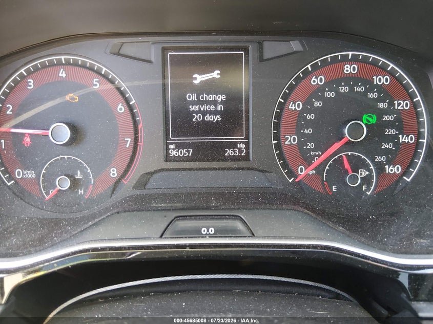 2020 VOLKSWAGEN JETTA auction photo 7