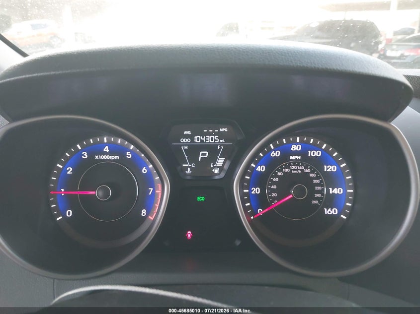 2013 Hyundai Elantra Gls VIN: KMHDH4AE2DU946493 Lot: 45685010