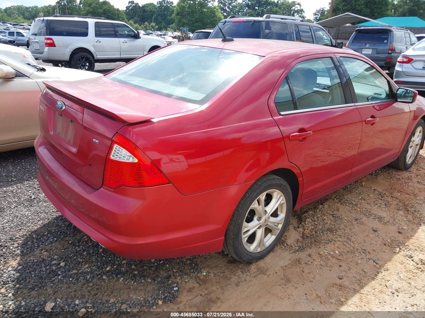 Vin: 3fahp0ha2cr407212, lot: 46183642, ford fusion se 20124