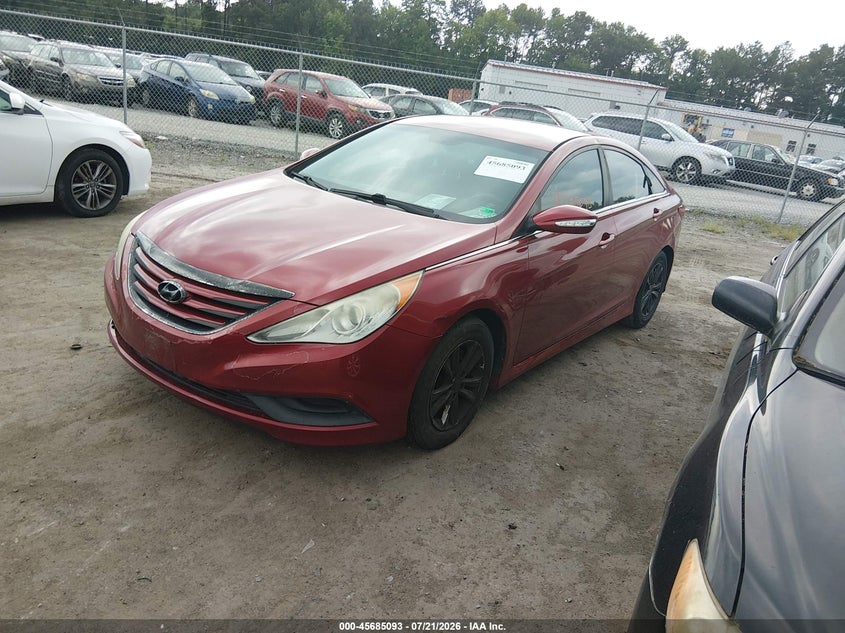 2014 Hyundai Sonata Gls VIN: 5NPEB4AC9EH821401 Lot: 45685093