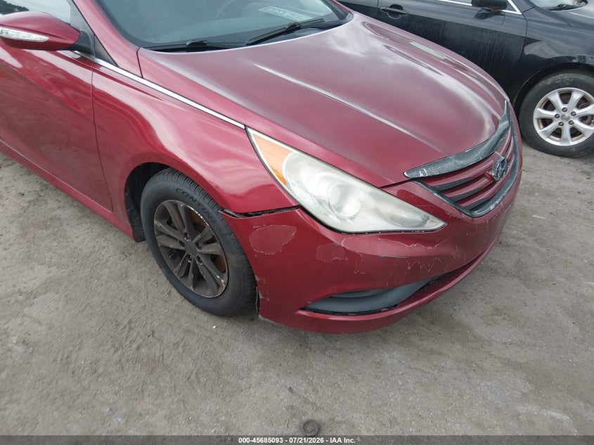 2014 Hyundai Sonata Gls VIN: 5NPEB4AC9EH821401 Lot: 45685093