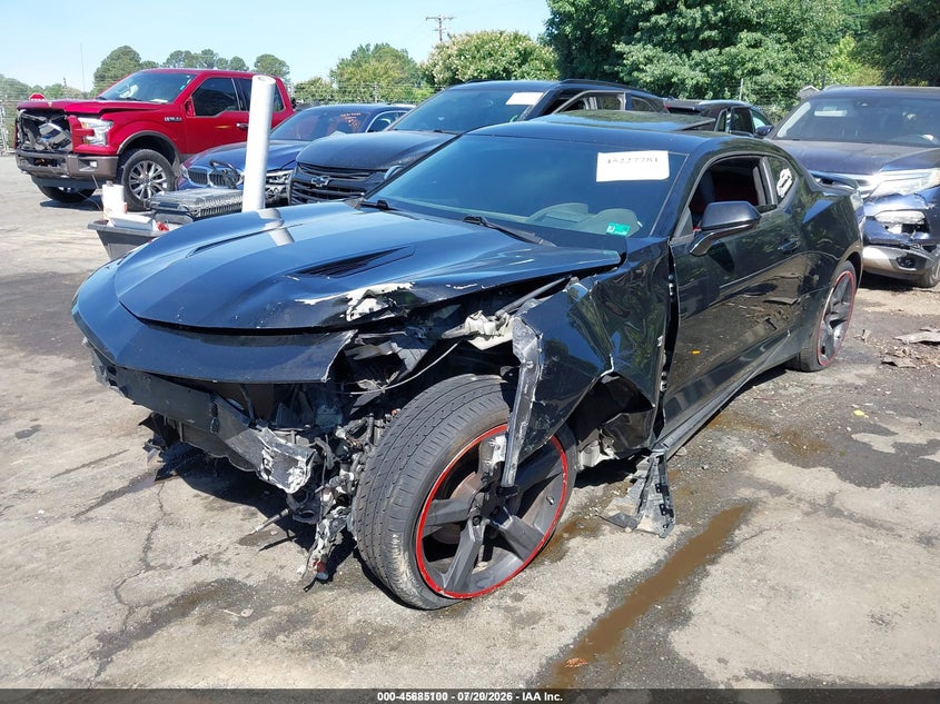 2016 Chevrolet Camaro, Front End, IAAI, VIN 1G1FH1R76G0122762 — photo 2
