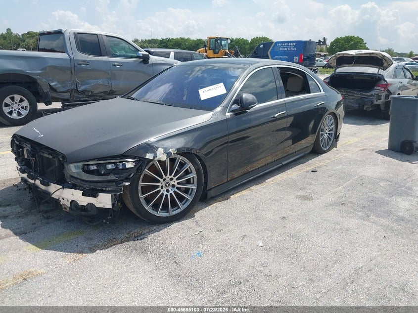 Vin: w1k6g7gb1na125635, lot: 46183712, mercedes-benz s 580 4matic 20222