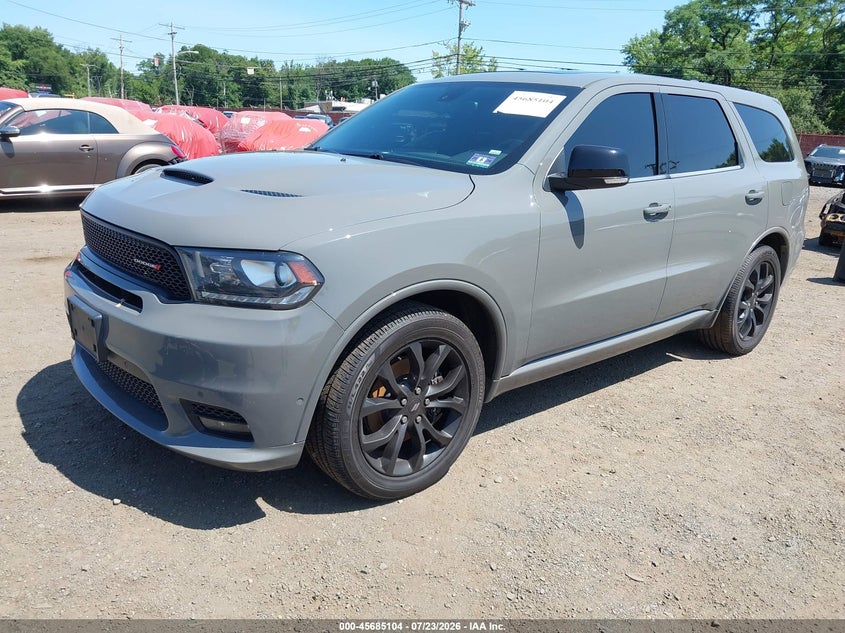 Vin: 1c4sdjct8kc652777, lot: 46183714, dodge durango r/t awd 20192