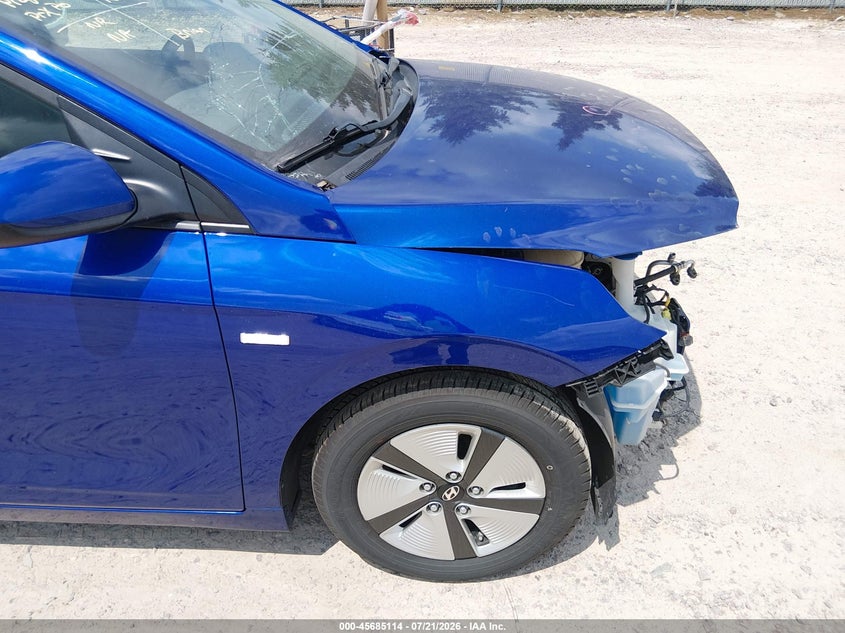 2019 Hyundai Ioniq Hybrid Blue VIN: KMHC65LC9KU173523 Lot: 45685114