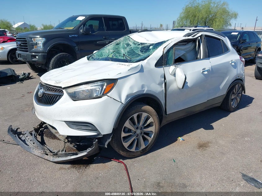 Vin: kl4cjasb9kb707937, lot: 46183744, buick encore fwd preferred 20192