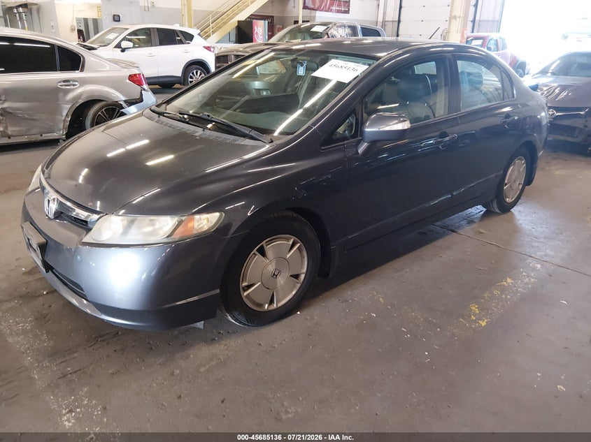 2008 HONDA CIVIC HYBRID auction photo 2