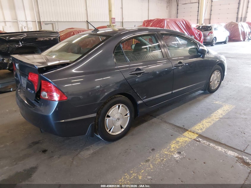 2008 HONDA CIVIC HYBRID auction photo 4