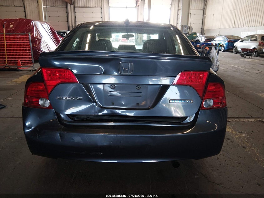 2008 HONDA CIVIC HYBRID auction photo 6
