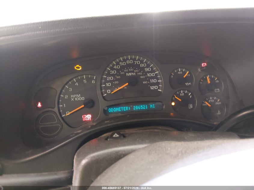 2003 Chevrolet Silverado 1500 VIN: 2GCEC19VX31201009 Lot: 45685137