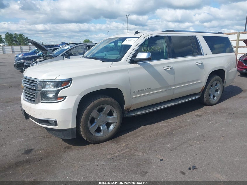 2015 Chevrolet Suburban, Град, IAAI, VIN 1GNSKKKC8FR146387 — фото 2