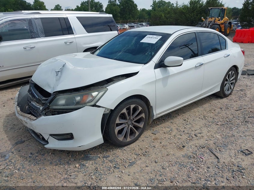 2014 Honda Accord, Front End, IAAI, VIN 1HGCR2F58EA299225 — photo 2