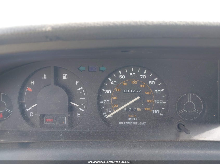 1990 Toyota Corolla Dlx VIN: JT2AE94A7L3325902 Lot: 45685248