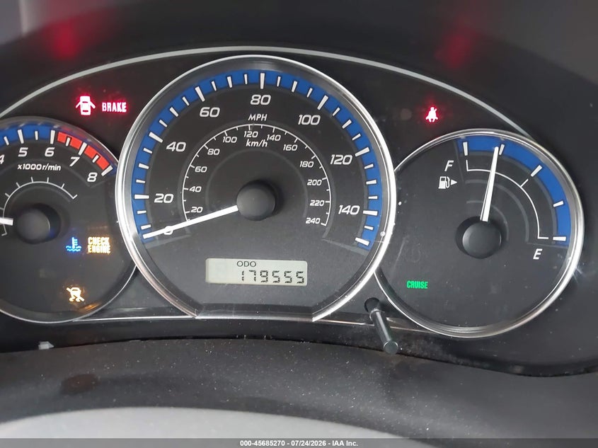 2010 SUBARU FORESTER auction photo 7