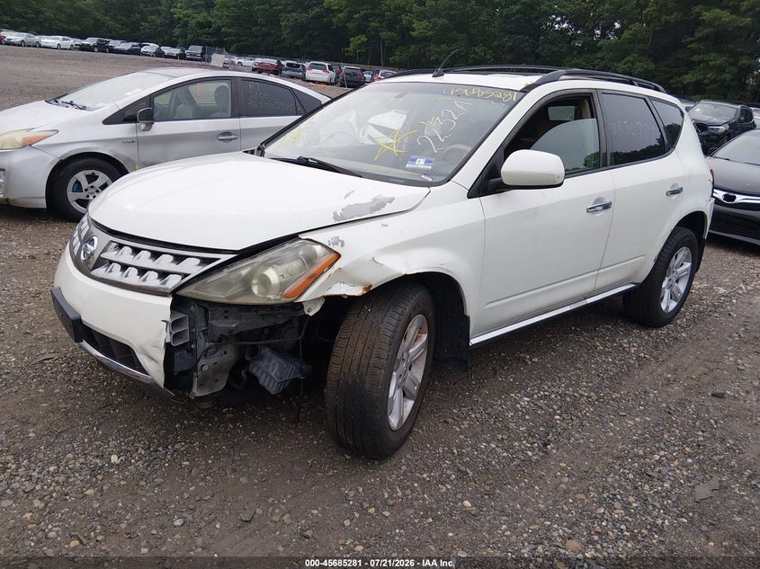 2007 Nissan Murano Sl VIN: JN8AZ08W47W605315 Lot: 45685281