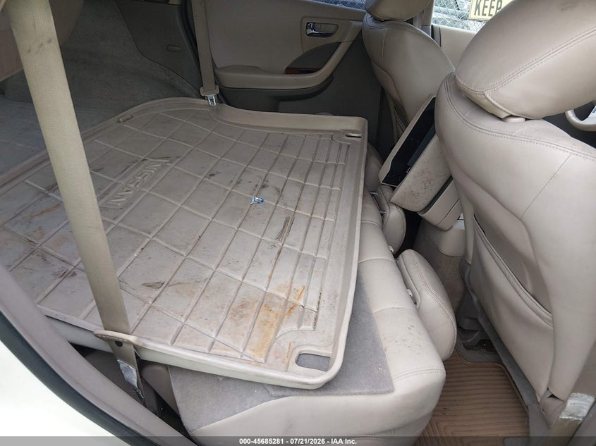 2007 Nissan Murano Sl VIN: JN8AZ08W47W605315 Lot: 45685281