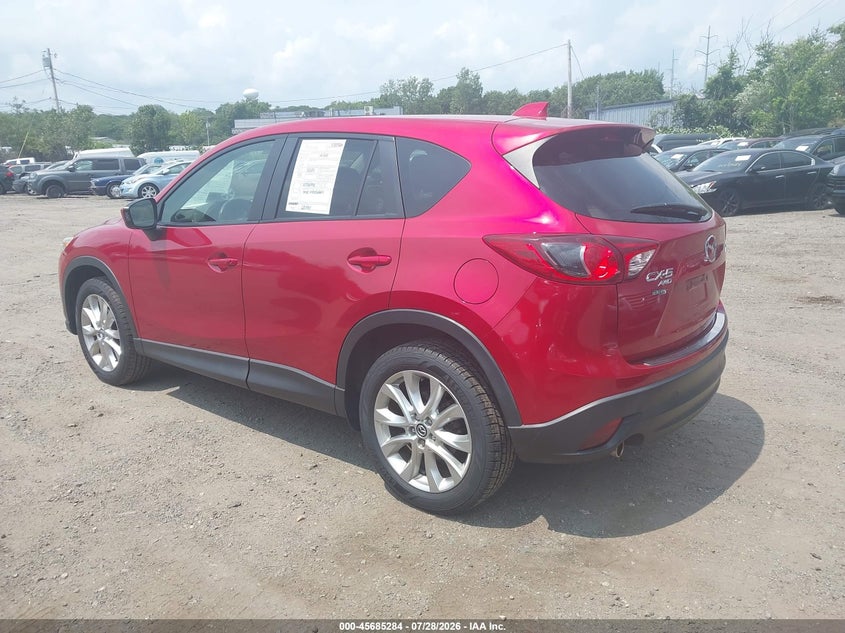 Vin: jm3ke4dy4f0460294, lot: 46183893, mazda cx-5 grand touring 20153
