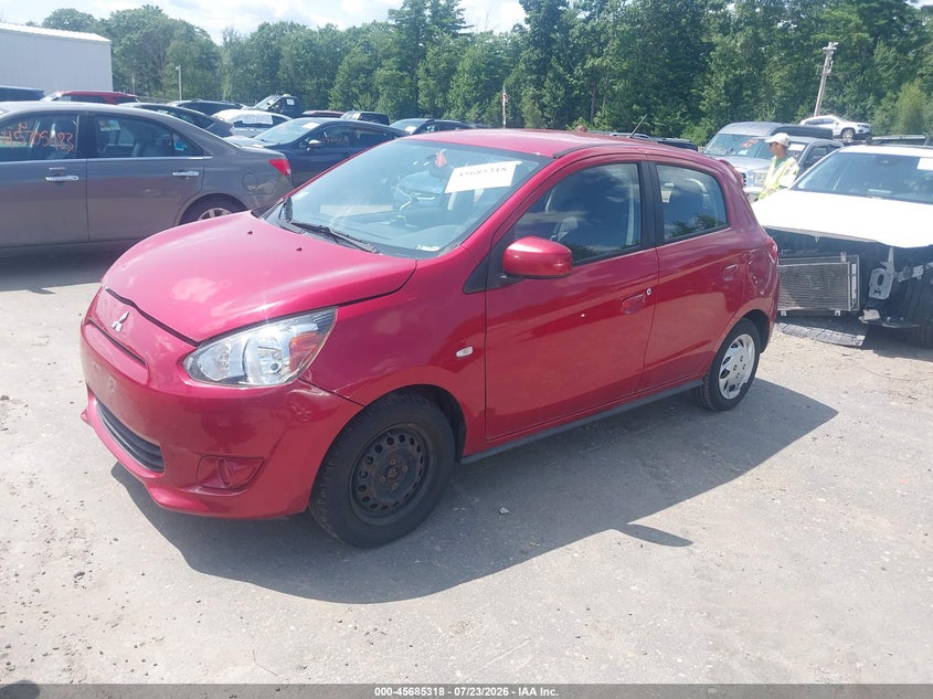Vin: ml32a3hj0fh046459, lot: 46183927, mitsubishi mirage de/rf 20152