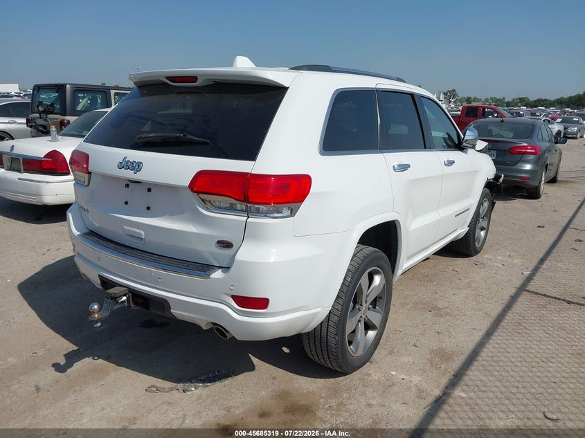 Vin: 1c4rjfcgxgc438680, lot: 46183928, jeep grand cherokee overland 20164