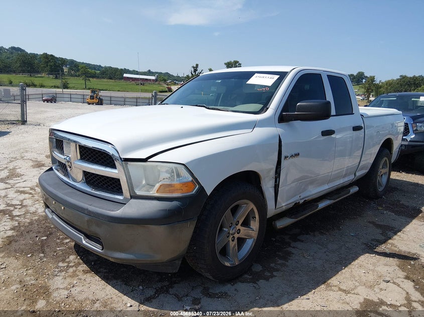 Vin: 1d7rv1gpxas218511, lot: 46183949, dodge ram 1500 st 20102