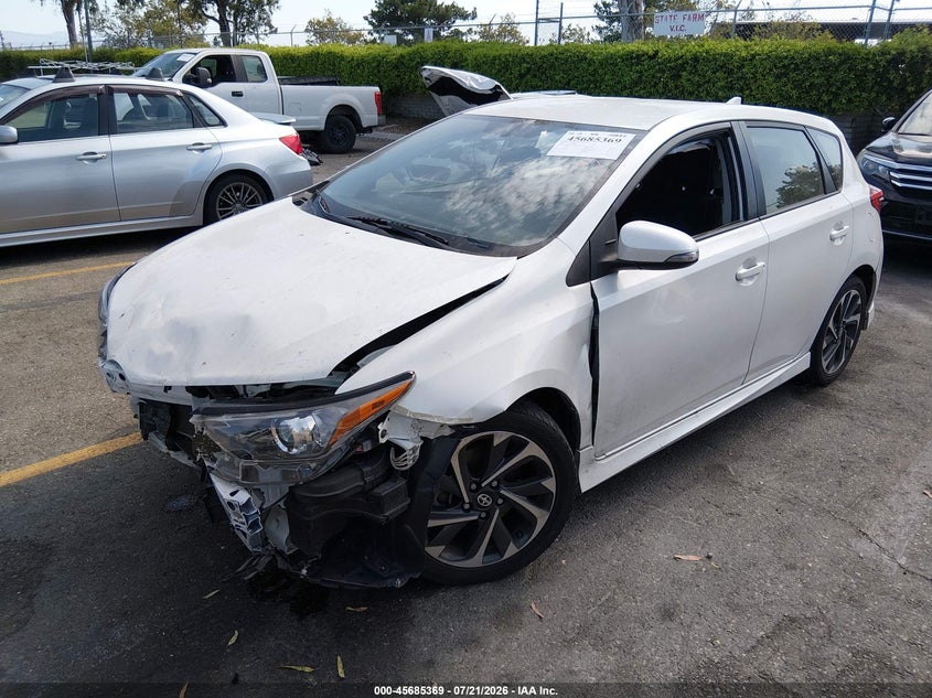 Vin: jtnkarje0gj519506, lot: 46183978, scion im 20162