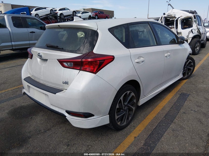 Vin: jtnkarje0gj519506, lot: 46183978, scion im 20164