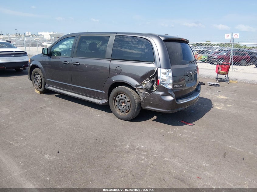 Vin: 2c4rdgbg1jr163021, lot: 46183981, dodge grand caravan se 20183