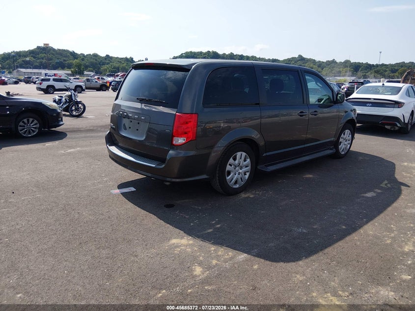 Vin: 2c4rdgbg1jr163021, lot: 46183981, dodge grand caravan se 20184