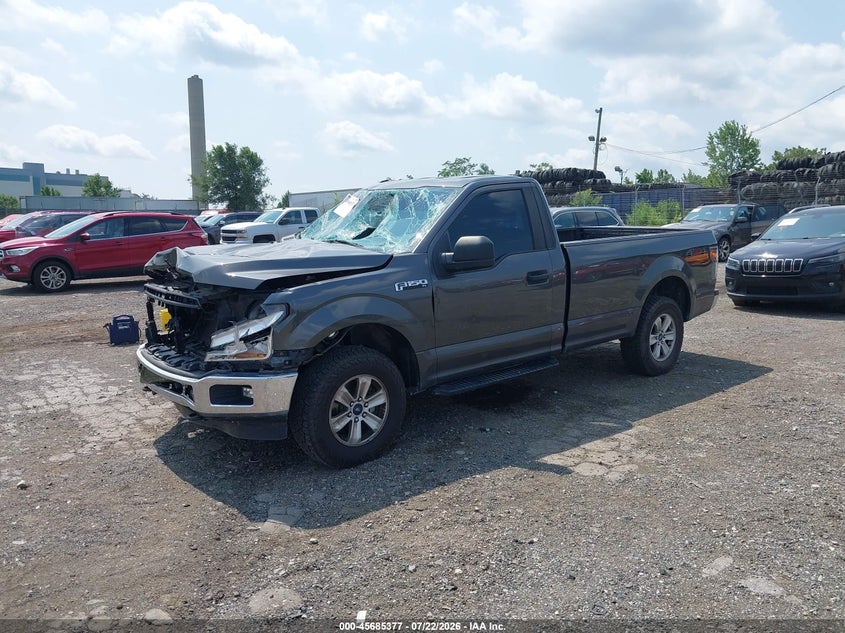 2019 Ford F-150, Удар спереди, IAAI, VIN 1FTMF1EP1KKD02173 — фото 2