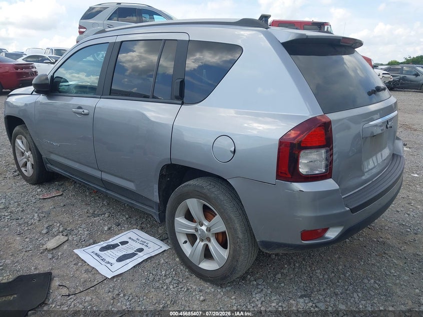 2017 Jeep Compass Sport VIN: 1C4NJCBA2HD123877 Lot: 45685407