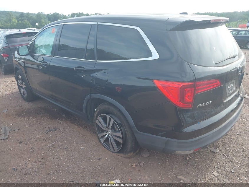 Vin: 5fnyf5h53gb003050, lot: 46184052, honda pilot ex-l 20163