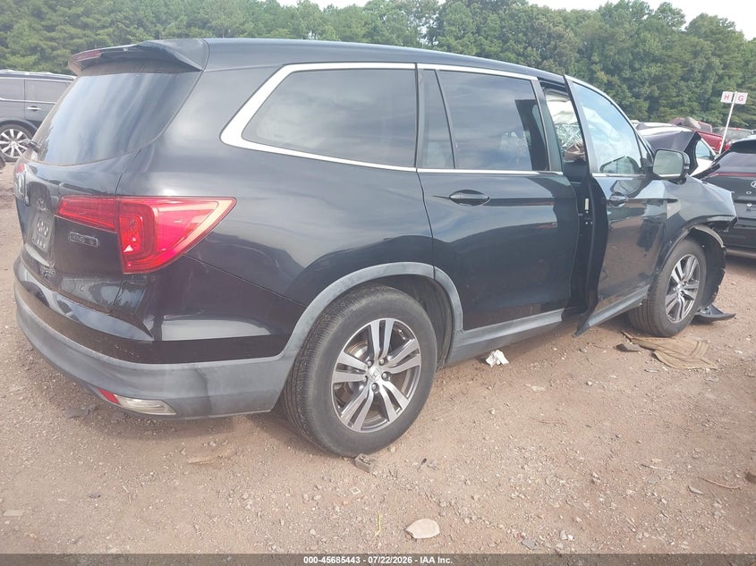Vin: 5fnyf5h53gb003050, lot: 46184052, honda pilot ex-l 20164