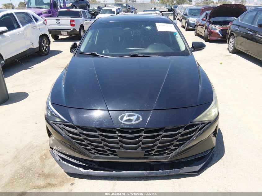 2022 Hyundai Elantra Limited VIN: KMHLP4AG5NU288427 Lot: 45685478