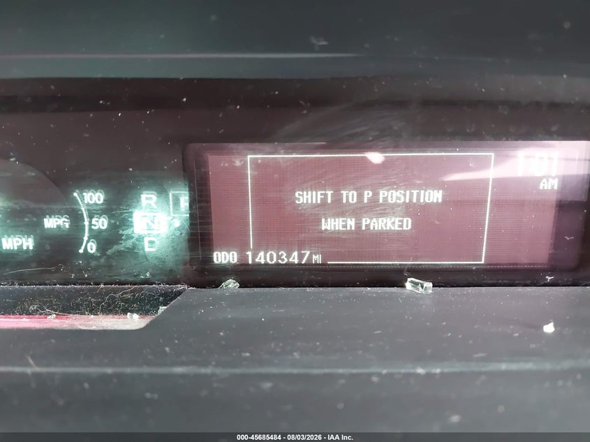 2015 TOYOTA PRIUS HATCHBACK 1.8L I-4 DOHC, VVT, 98HP