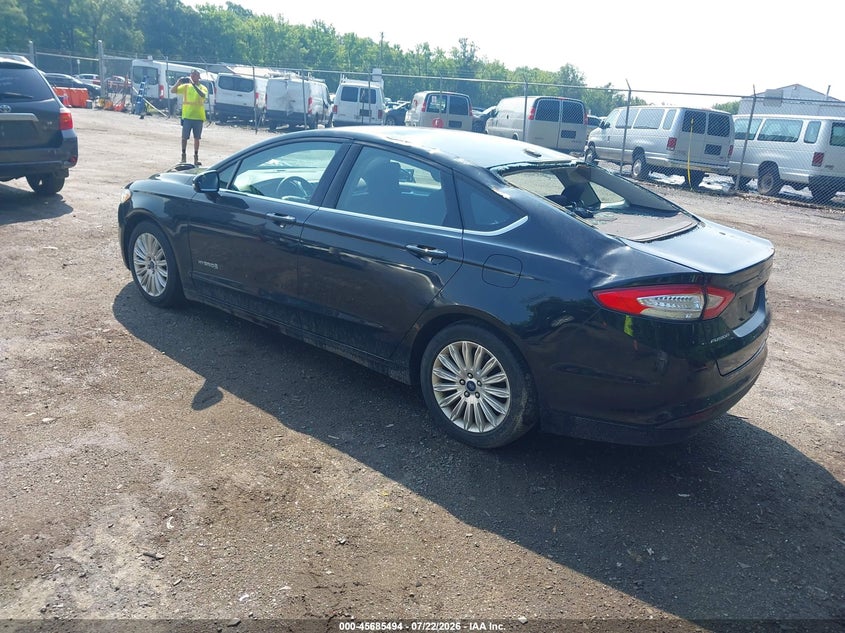 Vin: 3fa6p0lu7gr311896, lot: 46184104, ford fusion hybrid se 20163