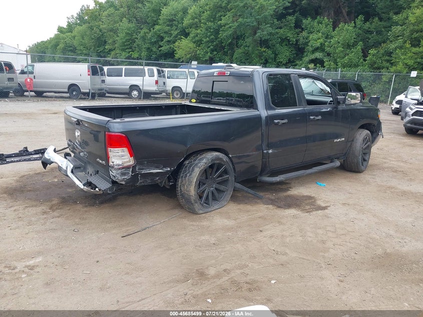 Vin: 1c6srfbt3ln190898, lot: 46184108, ram 1500 big horn  4x4 6'4 box 20204