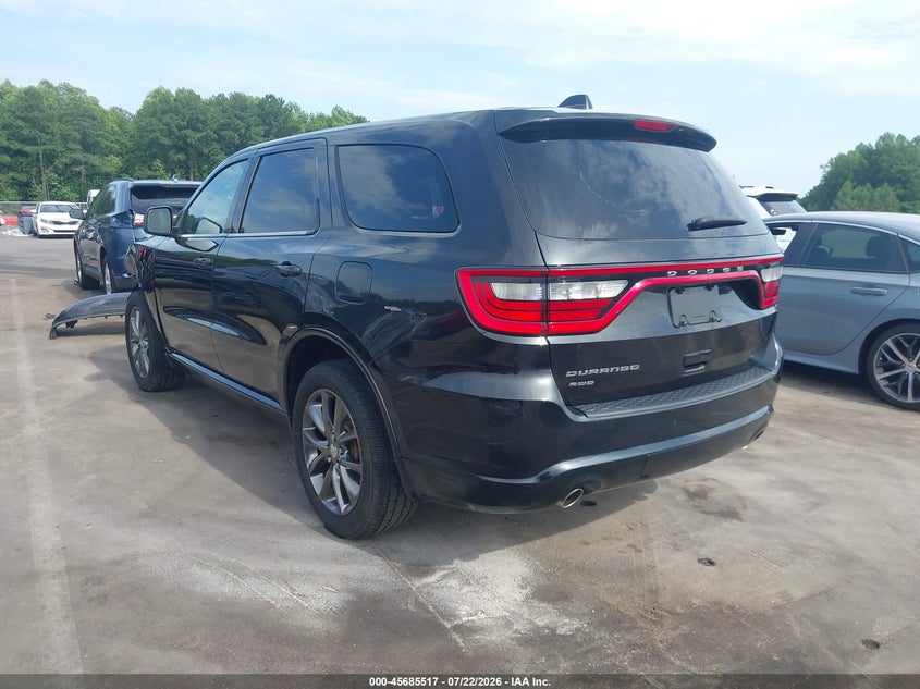 Vin: 1c4rdjag4gc383768, lot: 46184126, dodge durango sxt 20163