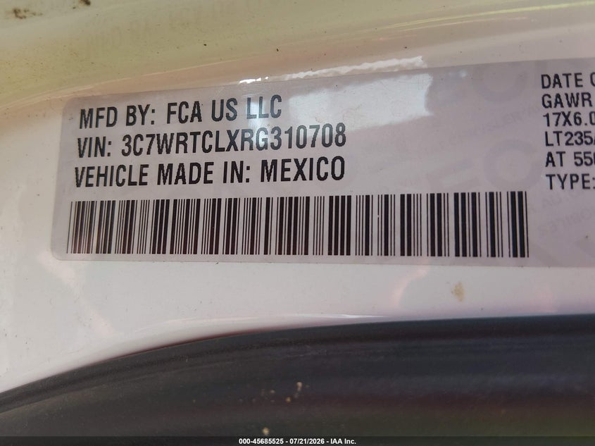 2024 RAM 3500 CHASSIS auction photo 8