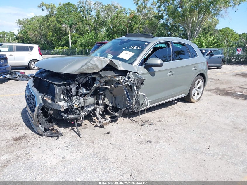 Vin: wa1eaafy4r2050806, lot: 46184142, audi q5 premium plus 45 tfsi s line quattro 20242