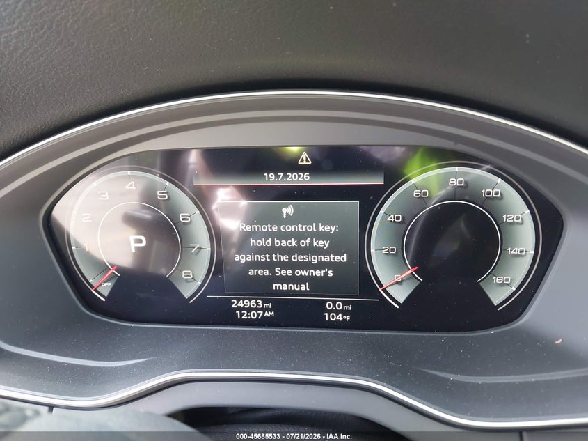 2024 Audi Q5 Premium Plus 45 Tfsi S Line Quattro VIN: WA1EAAFY4R2050806 Lot: 45685533