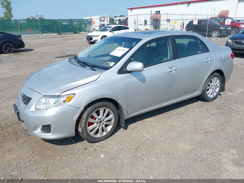 2010 Toyota Corolla, Normal Wear & Tear, IAAI, VIN 2T1BU4EE0AC329586 — photo 2