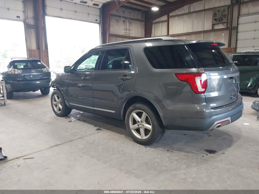 Vin: 1fm5k8d88hgd47525, lot: 46184150, ford explorer xlt 20173
