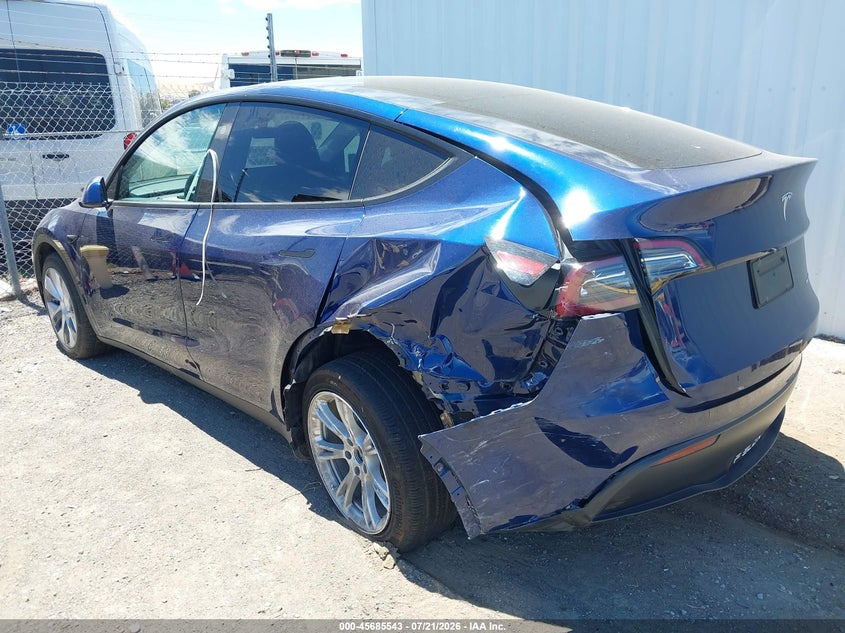 2023 Tesla Model Y Awd/Long Range Dual Motor All-Wheel Drive VIN: 7SAYGDEE3PF854344 Lot: 45685543
