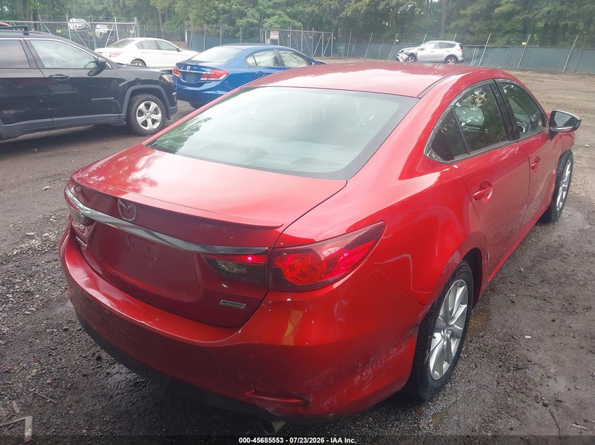 Vin: jm1gj1u50g1486885, lot: 46184162, mazda mazda6 i sport 20164