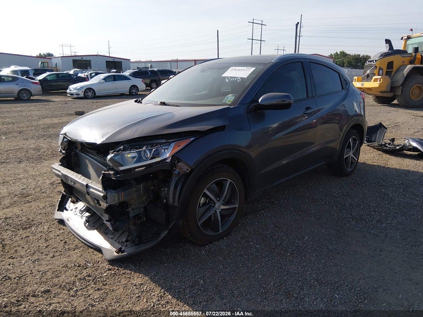 2021 Honda Hr-V 2Wd Ex, Front End, IAAI, VIN 3CZRU5H56MM707979 — photo 2