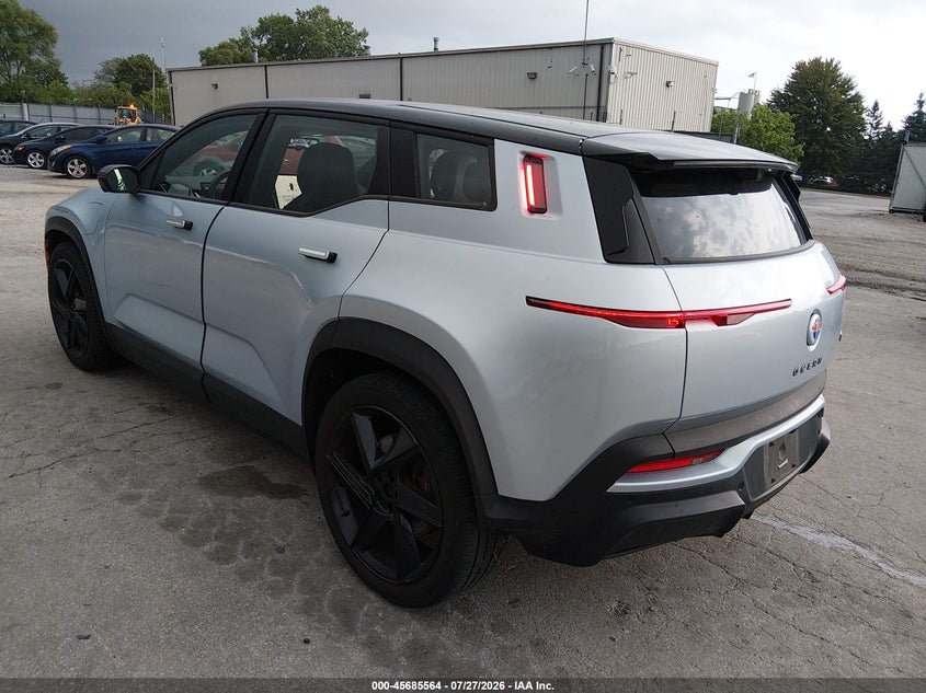 Vin: vcf1zbu24pg005351, lot: 46184173, fisker ocean one 20233