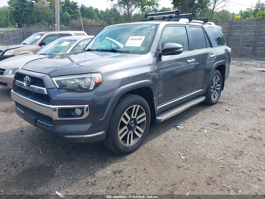 Vin: jtebu5jr6g5344125, lot: 46184189, toyota 4runner limited 20162