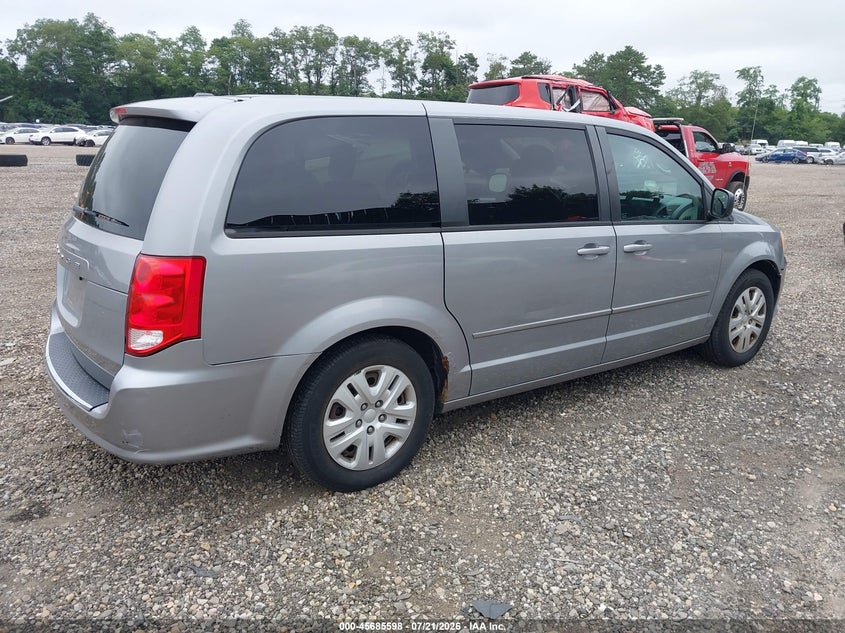 Vin: 2c4rdgbg2er103108, lot: 46184207, dodge grand caravan se 20144